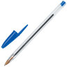 Ручки шариковые BIC, набор 4 шт., "Cristal Original", пластиковая упаковка с европодвесом, синие, 8308601