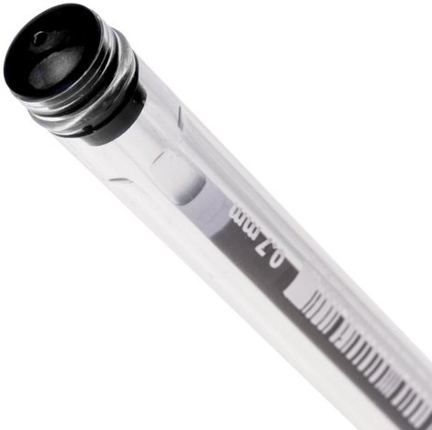 Ручка шариковая масляная BRAUBERG "Rite-Oil", ЧЕРНАЯ, корпус прозрачный, узел 0,7 мм, линия письма 0,35 мм, 142147