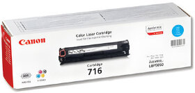 Картридж лазерный CANON (716С) LBP-5050, голубой, ресурс 1500 страниц, оригинальный, 1979B002