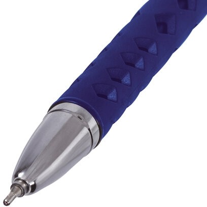 Ручка шариковая масляная BRAUBERG "Orient", СИНЯЯ, корпус синий, узел 0,7 мм, линия письма 0,35 мм, 142999