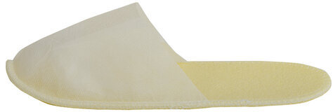 Тапочки одноразовые белые с закрытым мысом, КОМПЛЕКТ 25 пар/уп., 43 размер, ЧИСТОВЬЕ, 00-225