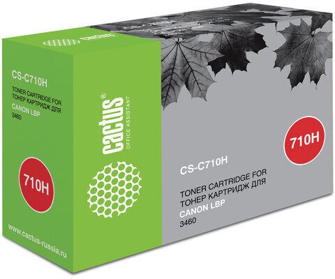 Картридж лазерный CACTUS (CS-C710H) для CANON LBP-3460, ресурс 12000 стр.