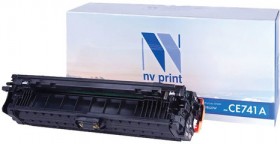 Картридж лазерный NV PRINT (NV-CE741A) для HP CP5220/CP5225/CP5225dn/CP5225n, голубой, ресурс 7300 страниц