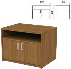 Тумба для оргтехники "Арго", 800х600х600 мм, полка, орех