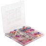 Набор для создания украшений 314 элементов Розовый в пластиковом боксе, BRAUBERG KIDS, 665298