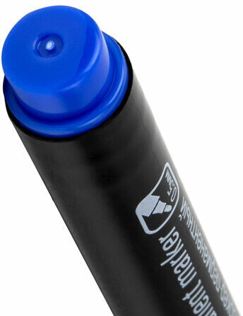 Маркер перманентный НАБОР 4 ЦВЕТА, STAFF "Profit PM-105", тонкий металлический наконечник 0,5 мм, 152173