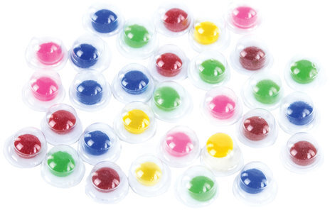 Глазки для творчества, вращающиеся, 5 мм, 30 шт., цветные, ОСТРОВ СОКРОВИЩ, 661315