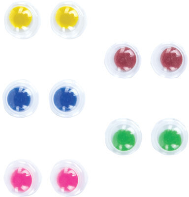 Глазки для творчества, вращающиеся, 5 мм, 30 шт., цветные, ОСТРОВ СОКРОВИЩ, 661315