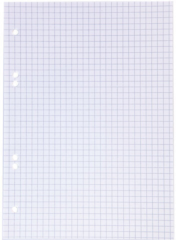 Сменный блок к тетради на кольцах А5 40 л. HATBER "Premium", Белый, 40СБ5A1_05019