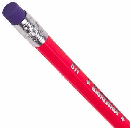 Набор ЮНЛАНДИЯ "Юный волшебник", 12 карандашей чернографитных + точилка + ластик + держатель, 181785