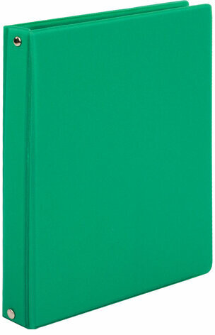 Тетрадь на кольцах А5 180х220 мм, 80 л., обложка ПВХ, клетка, BRAUBERG, зеленый, 403910