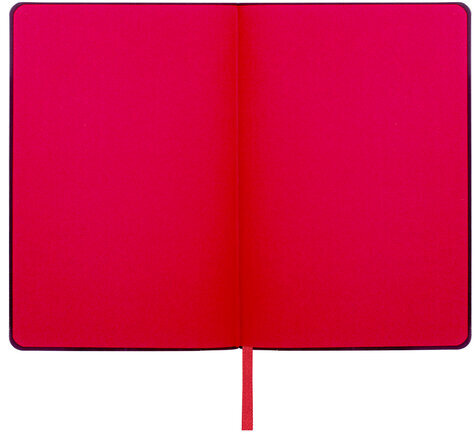 Ежедневник датированный 2024 А5 138x213 мм BRAUBERG "Stylish", под кожу, гибкий, красный, 114895