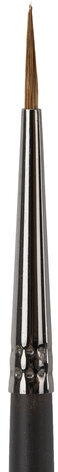 Кисть художественная проф. BRAUBERG ART CLASSIC, колонок, круглая, № 1, длинная ручка, 200922