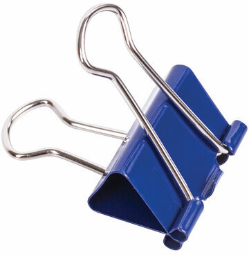 Зажимы для бумаг BRAUBERG, КОМПЛЕКТ 48 шт., 25 мм, на 100 листов, цветные, в пластиковом цилиндре, 221128