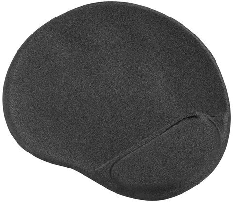 Коврик для мыши DEFENDER "Easy Work", полиуретан+лайкра, 260х225х5 мм, черный, 50905, D50905