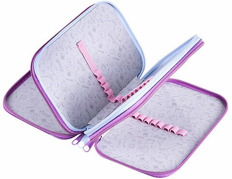 Пенал ПИФАГОР, 3 отделения, ламинированный картон, 19х11 см, "Sweet Dreamer", 271545