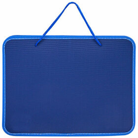 Папка на молнии пластиковая с ручками BRAUBERG, А4, 350х270х45 мм, фактура бисер, синяя, 225163