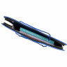 Папка на молнии пластиковая с ручками BRAUBERG, А4, 350х270х45 мм, фактура бисер, синяя, 225163