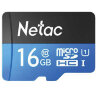 Карта памяти microSDHC 16 ГБ NETAC P500 Standard, UHS-I U1,80 Мб/с (class 10), адаптер, NT02P500STN-016G-R