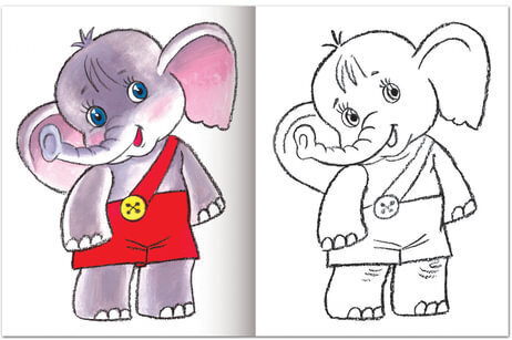 Книжка-раскраска А5, 8 л., HATBER, Для самых маленьких, "Кошечка", 8Рц5 03218, R072927