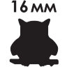 Дырокол фигурный "Сова", диаметр вырезной фигуры 16 мм, ОСТРОВ СОКРОВИЩ, 227153
