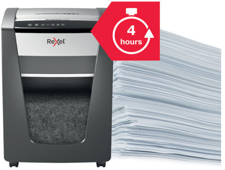 Уничтожитель (шредер) REXEL MOMENTUM X420, 4 уровень секретности, фрагменты 4х40 мм, 20 листов, 30 л, 2104578EU