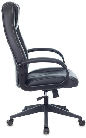 Кресло компьютерное ZOMBIE 8, 2 подушки, экокожа, черное, 1583069