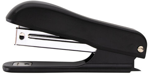 Степлер №10 STAFF "Basic", до 12 листов, с антистеплером, черный, 228737