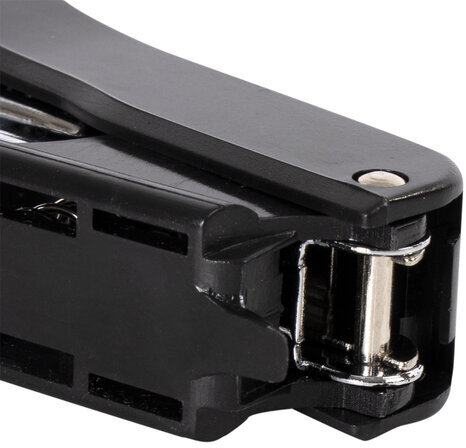 Степлер №10 STAFF "Basic", до 12 листов, с антистеплером, черный, 228737