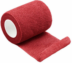 Бинт эластичный самофиксирующийся, 4 м х 6 см, красный, ВАРИАНТ