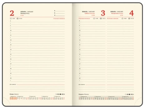 Ежедневник датированный 2026, А5, 143х218 мм, BRAUBERG "Journal", под кожу, застежка, держатель для ручки, органайзер, черный, 117382