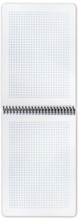 Блокнот А5, 80 листов, спираль пластиковая, обложка пластик, клетка, BRAUBERG "Metropolis", ОРАНЖЕВЫЙ, 110979