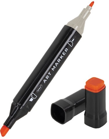 Маркеры для скетчинга двусторонние, НАБОР 80 шт, текстильный чехол, WBZ, 152575