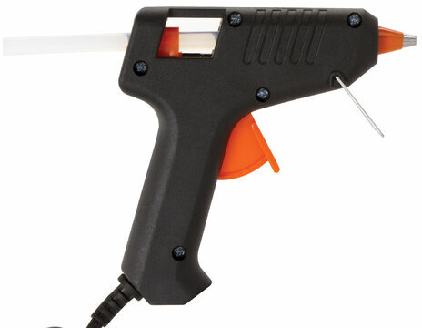 Клеевой пистолет 15 Вт для стержня 7 мм, с выключателем, BRAUBERG, в блистере, 671051