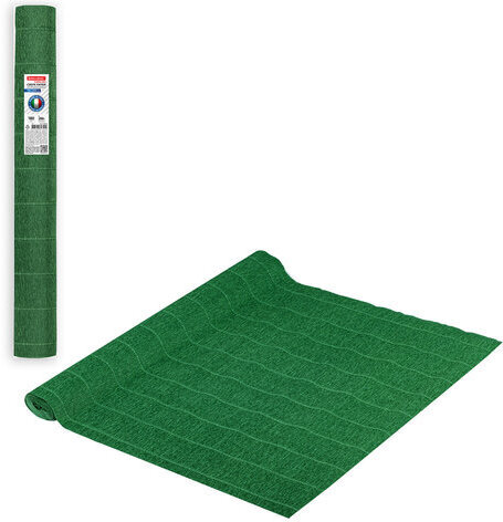 Бумага гофрированная/креповая (ИТАЛИЯ) 180 г/м2, 50х250 см, темно-зеленая (561), BRAUBERG FIORE, 112616