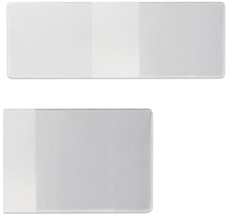 Обложка для студенческого билета, удостоверения, 104х74 мм, ПВХ, прозрачная, ДПС, 1098.К