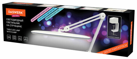 Настольная бестеневая лампа / светильник 117 светодиодов, 4 режима яркости, DASWERK, 237954
