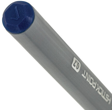 Ручки шариковые с грипом BRAUBERG "i-STICK POINT", НАБОР 10+2 ШТ., СИНИЕ, линия письма 0,35 мм, блистер,144025