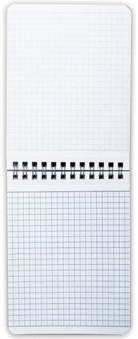 Блокнот МАЛЫЙ ФОРМАТ (110х145 мм) А6, 40 л., гребень, лакированная обложка, клетка, HATBER, "Пейзажи", 40Б6B1гр, В12307