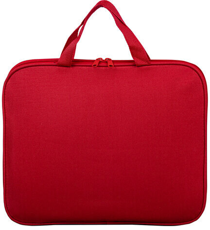 Папка на молнии с ручками STAFF EVERYDAY, А4, полиэстер, красная, 270730