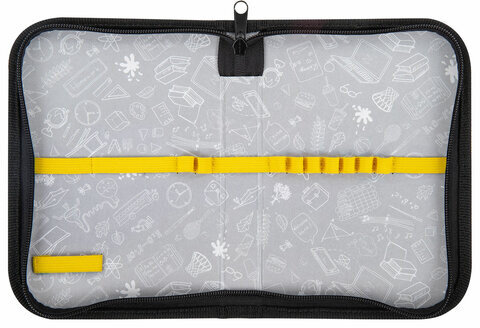 Пенал ПИФАГОР, 1 отделение, полиэстер, 19х13 см, "Extreme speed", 272286