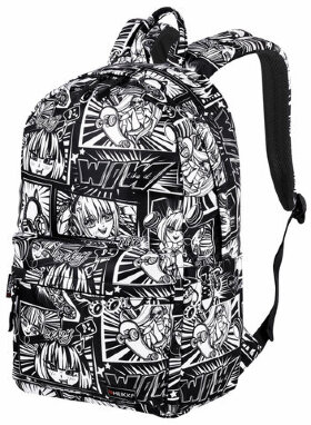 Рюкзак HEIKKI DREAM (ХЕЙКИ) универсальный с карманом для ноутбука, эргоном., Comics Amime, 42х26х14 см, 272527