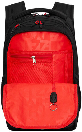 Рюкзак GRIZZLY школьный, анатомическая спинка, 3 отделения, для мальчиков, ENJOY, 42х31х22 см, RU-438-2/2