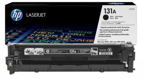 Картридж лазерный HP (CF210A) CLJ Pro 200 M276n/M276nw, №131A, черный, оригинальный, ресурс 1600 страниц