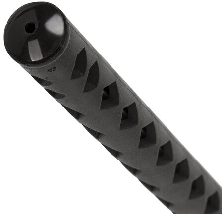 Ручка шариковая масляная BRAUBERG "Orient", ЧЕРНАЯ, корпус черный, игольчатый узел 0,7 мм, линия письма 0,35 мм, 143000