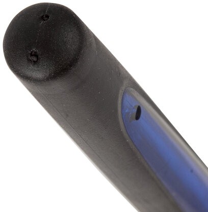 Ручка шариковая масляная BRAUBERG "BOMB GT", СИНЯЯ, прорезиненный сине-черный корпус, узел 0,7 мм, линия письма 0,35 мм, 143345