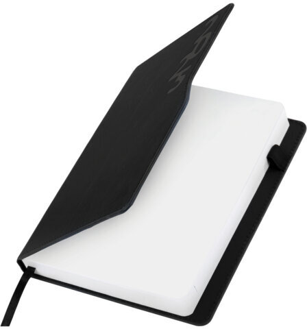 Ежедневник датированный 2025, А5, 150x213 мм, BRAUBERG "Up", под кожу, софт-тач, держатель для ручки, черный, 115840