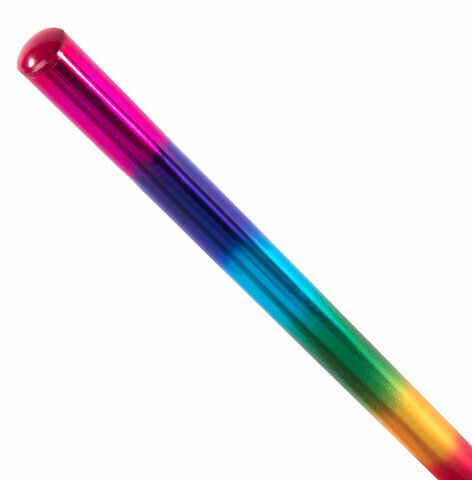 Карандаш чернографитный ЮНЛАНДИЯ "РАДУГА", 1 шт., HB, пластиковый, радужный цвет корпуса, 181786