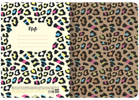 Тетрадь 60 л. в клетку обложка КРАФТ, бежевая бумага 70 г/м2, сшивка, В5 (179х250 мм), СЛОГАН, BRAUBERG, 403810