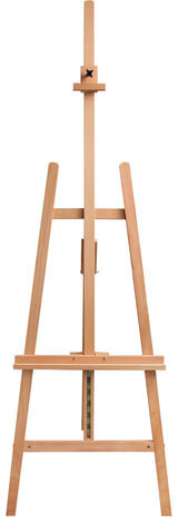 Мольберт напольный BRAUBERG ART CLASSIC, бук, угол 60°, 63х174(231)х68см, высота холста 126см,190652